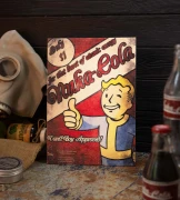 Дерев'яний постер Фолаут • Vault Boy • Плакат Fallout • Подарунок для геймера