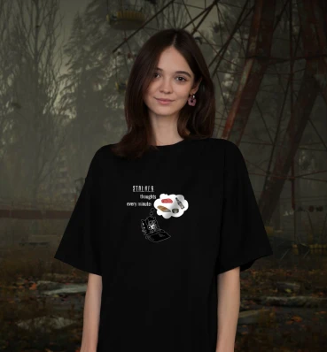 Футболка OVERSIZE №24 • Думки • Одяг S.T.A.L.K.E.R • Мерч Сталкер