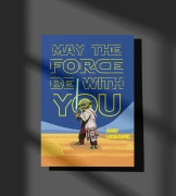Листівка «May the 4th» • Патріотичні сувеніри України фанату Star Wars • Ukraine