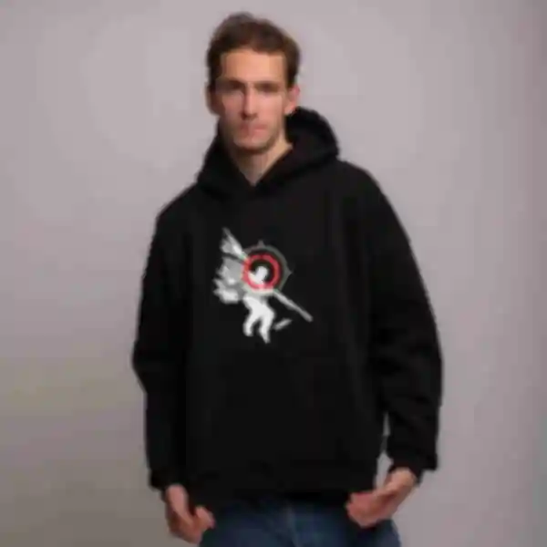 Худі OVERSIZE №6 • S1mple`s graffiti • CS, чорний АРХІВ
