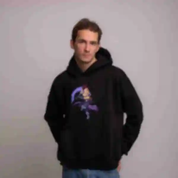 Худі OVERSIZE №3 • Anti-Mage • Dota 2, чорний