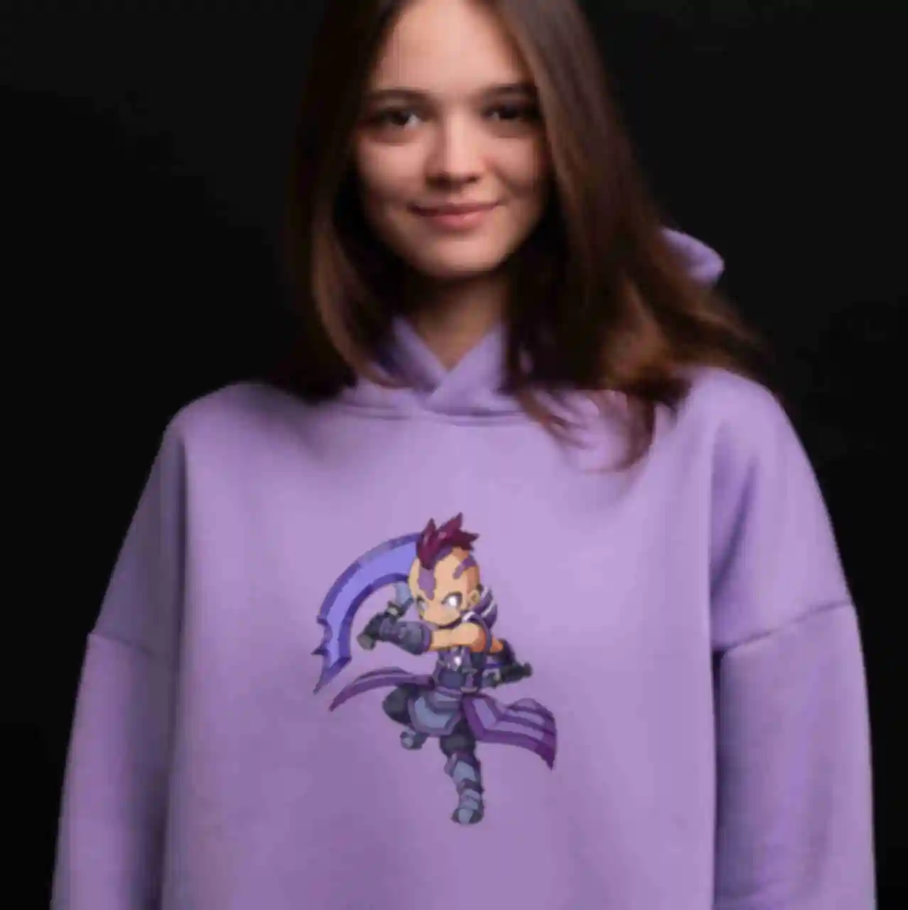Худі OVERSIZE №3 • Anti-Mage • Одяг з логотипом Дота 2 • Мерч за грою Dota 2 • Кофта для геймерів