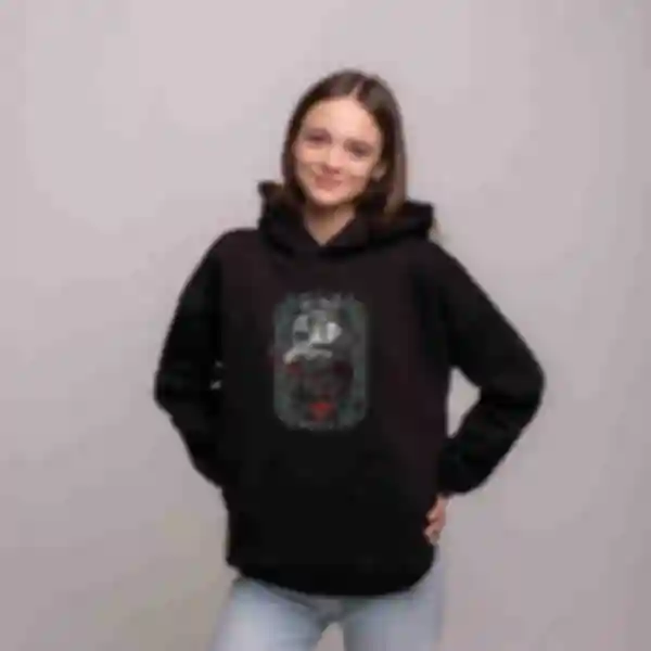 Худі OVERSIZE №7 • Pudge • Dota 2, чорний