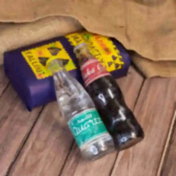 Пляшка Nuka-Cola + Quartz • Ядер-кола та Кварц для фаната Фолаут • Напої з гри Fallout • Сувеніри на подарунок геймеру