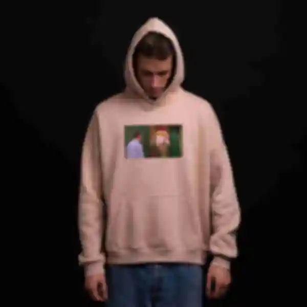 Худи OVERSIZE №15 • Индейка • Friends, бежевый