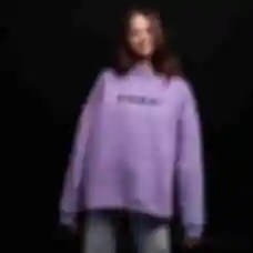 Худи OVERSIZE №2 • Unagi • Friends, фиолетовый