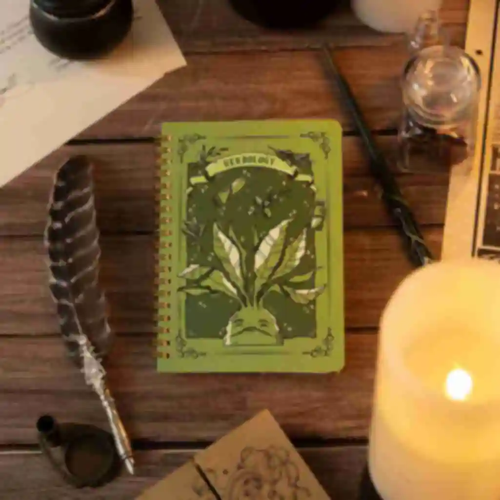 Блокнот Травология ⚡️ Скетчбук Herbology по фильму Гарри Поттер ⚡️ Подарок Harry Potter