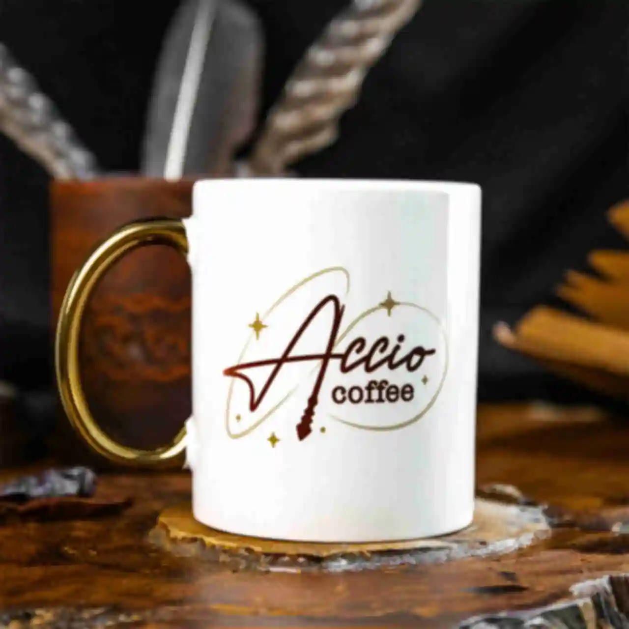 Чашка Accio Coffee ⚡️ Горнятко Гаррі Поттер ⚡️ Сувеніри ⚡️ Подарунки Harry Potter