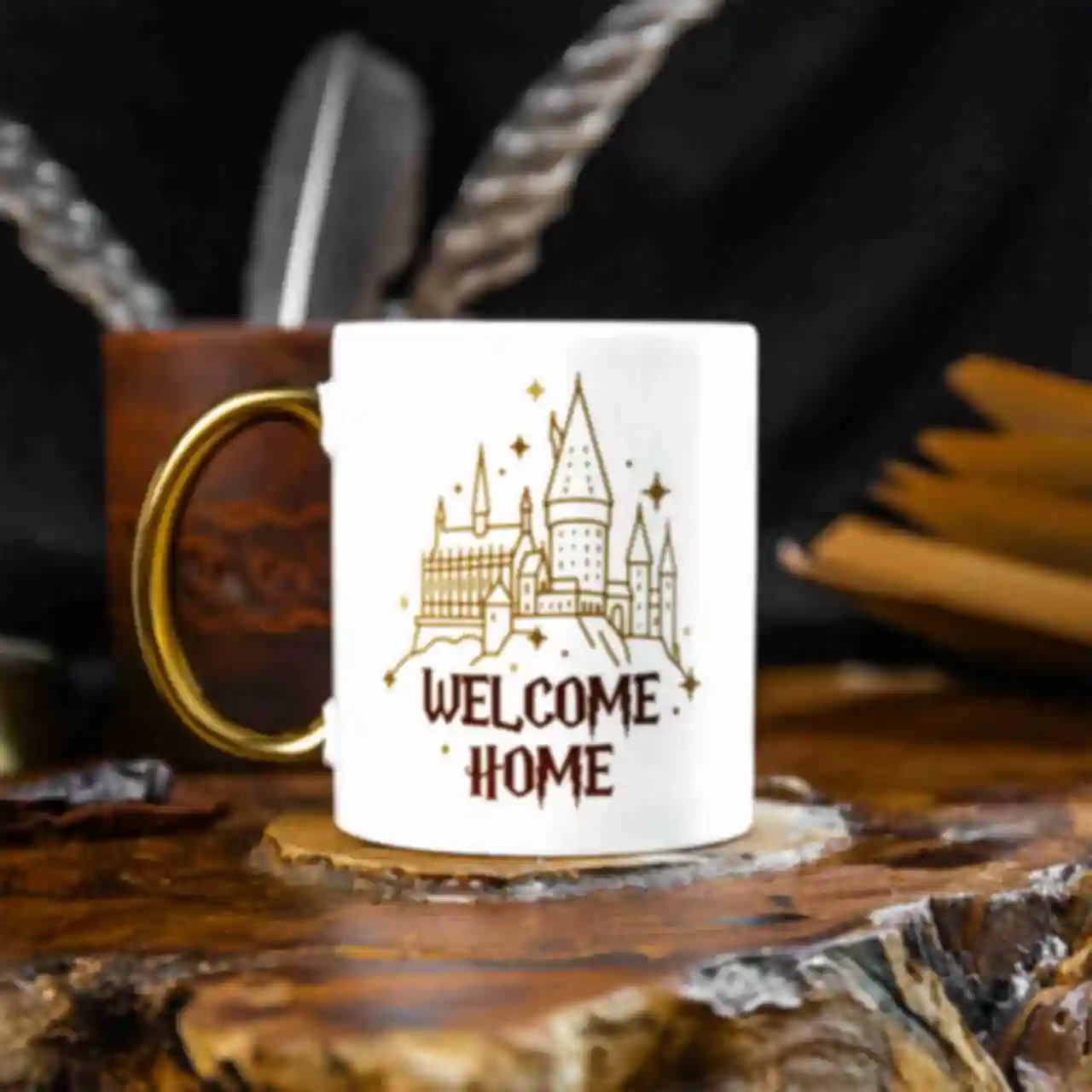 Чашка Welcome Home ⚡️ Горнятко Гаррі Поттер ⚡️ Сувеніри ⚡️ Подарунки Harry Potter