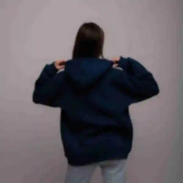 Худі OVERSIZE №31 • Контурний герб факультету Рейвенклов • Ravenclaw • Кофта Гаррі Поттер • Одяг в стилі Harry Potter