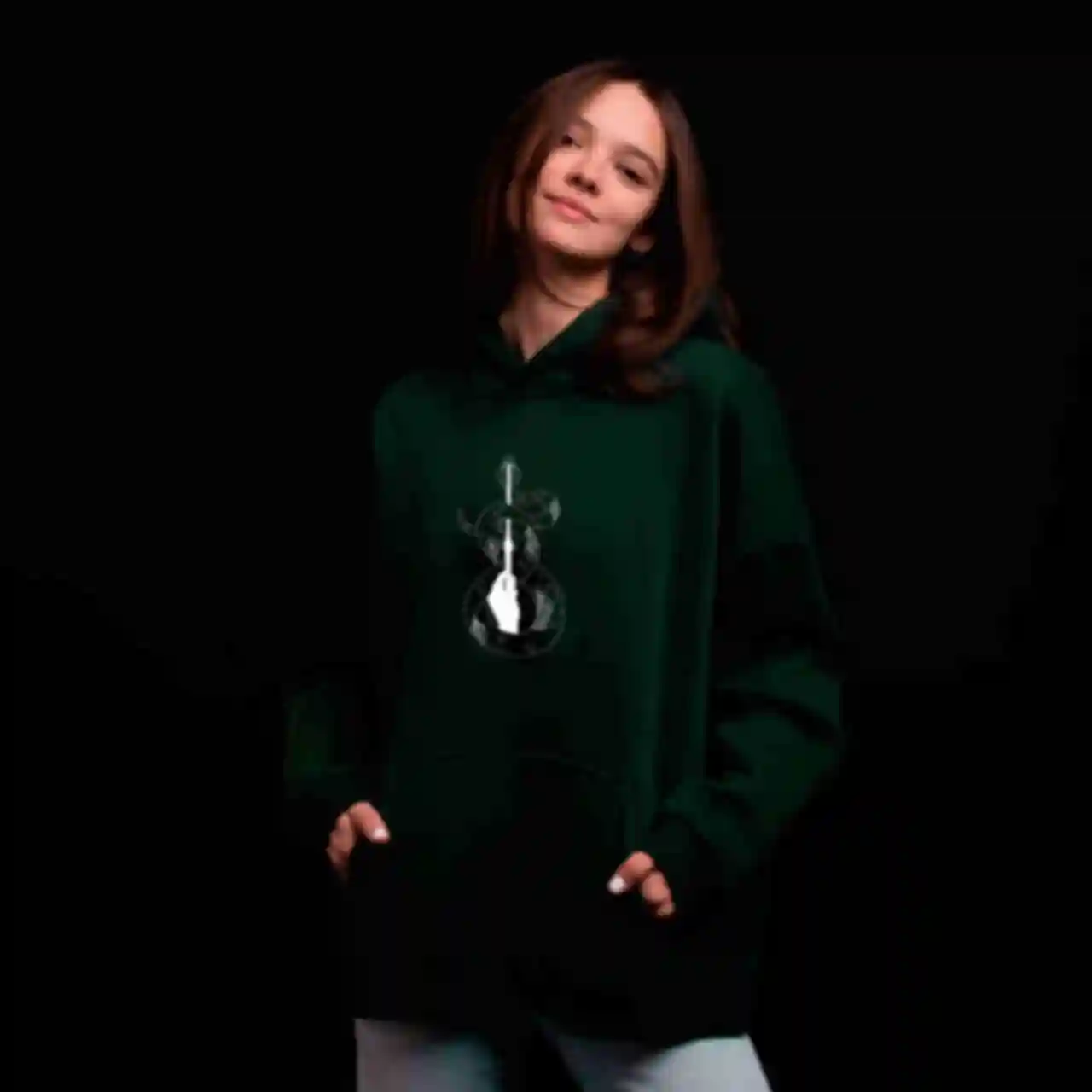 Худи OVERSIZE №35 • Нагайна • Slytherin • Кофта Гарри Поттер • Одежда в стиле Harry Potter. Фото №1