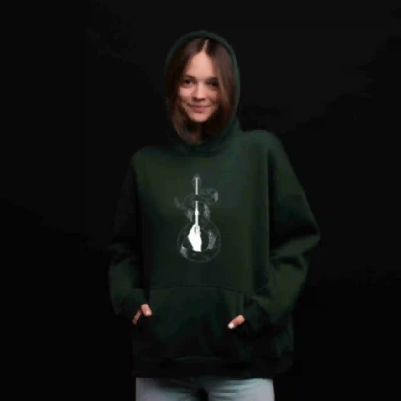 Худи OVERSIZE №35 • Нагайна • Slytherin • Кофта Гарри Поттер • Одежда в стиле Harry Potter