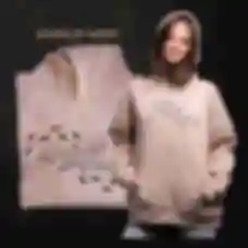 Худі OVERSIZE №37 • Карта Мародерів • Гаррі Поттер, бежевий