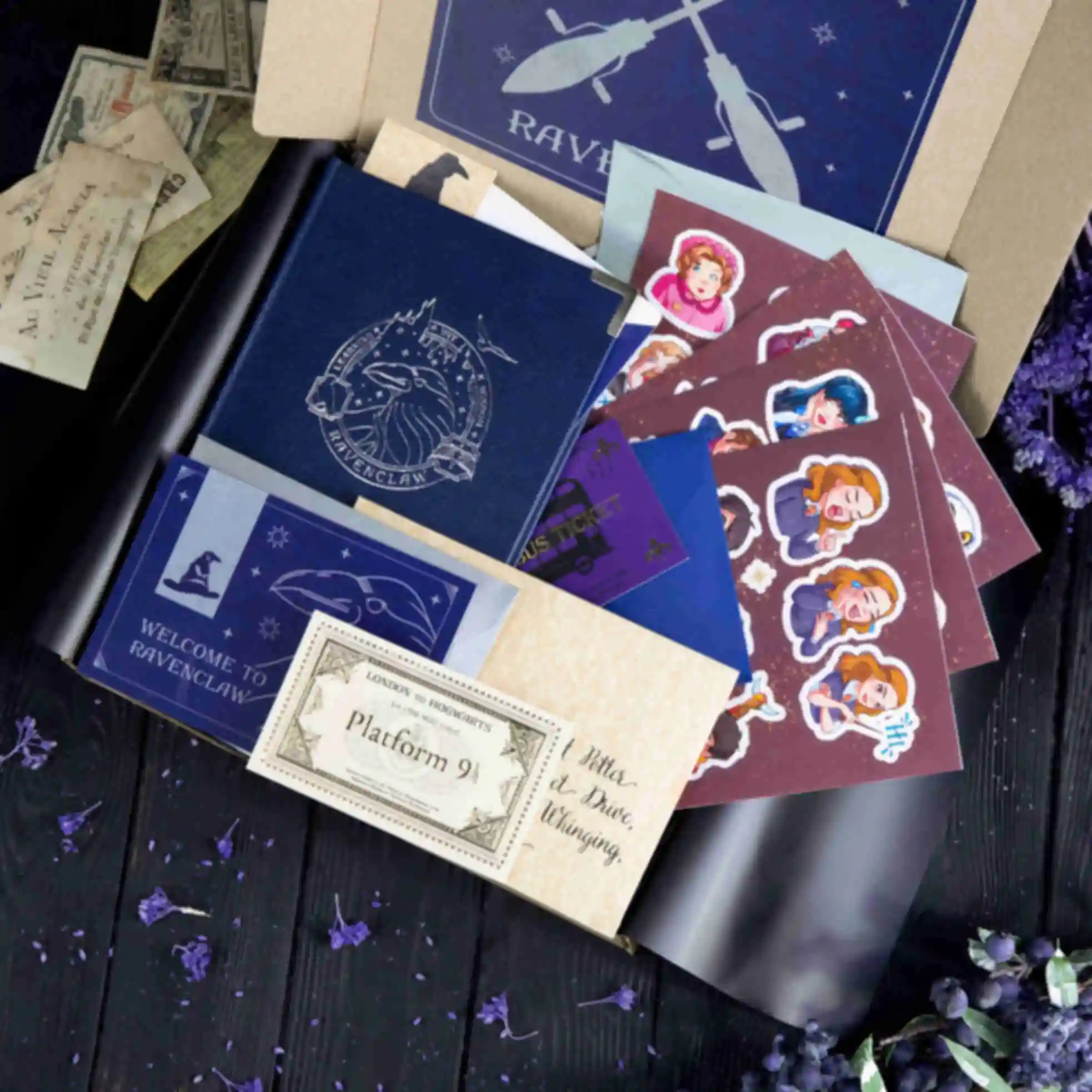 Набор по факультету Когтевран ⦁ Back to school ⚡️ Подарок Гарри Поттер ⚡️ Ravenclaw ⚡️ Harry Potter