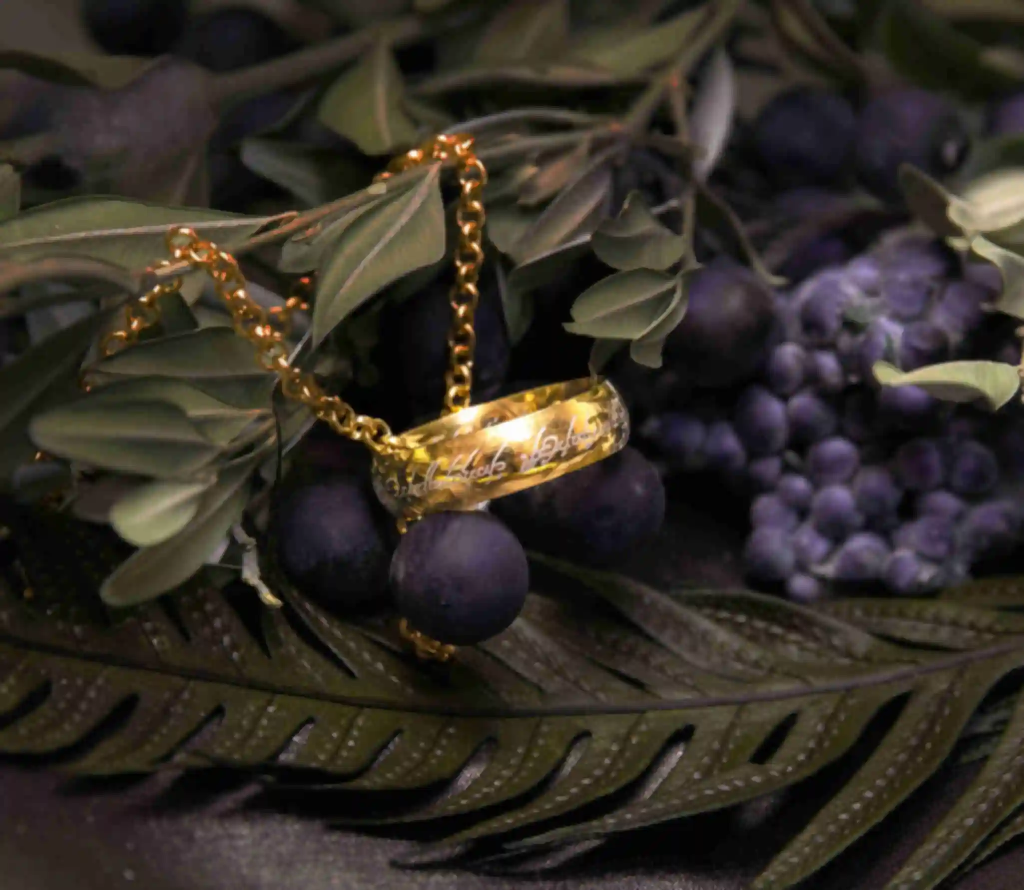 Кольцо Всевластия • Сувениры Властелин Колец • Подарки в стиле The Lord of the Rings. Фото №1