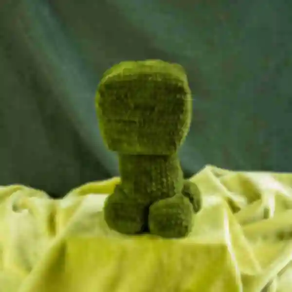 В'язана іграшка Кріпер по грі Minecraft ⦁ Creeper • Подарунок Майнкрафт для геймера