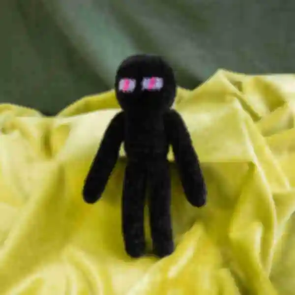 Вязаная игрушка Эндермен по игре Minecraft ⦁ Enderman • Подарок Майнкрафт для геймера