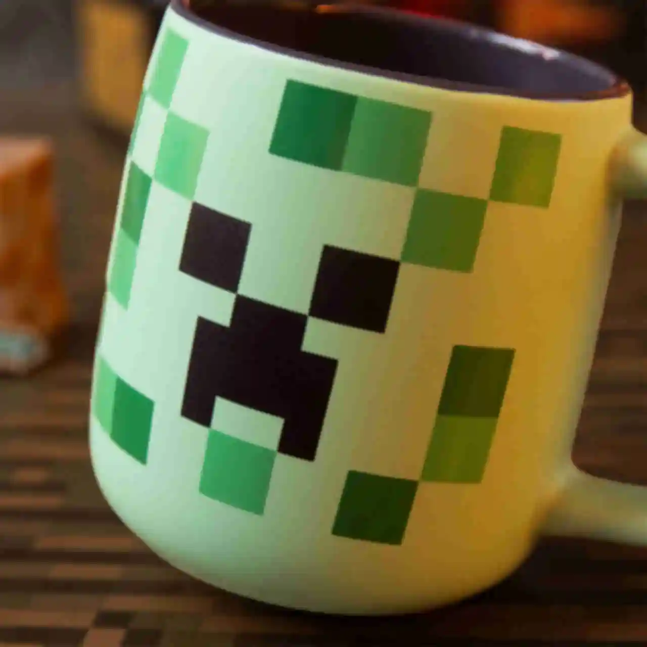 Чашка Крипер по игре Minecraft ⦁ Кружка Майнкрафт ⦁ Подарок геймеру. Фото №1