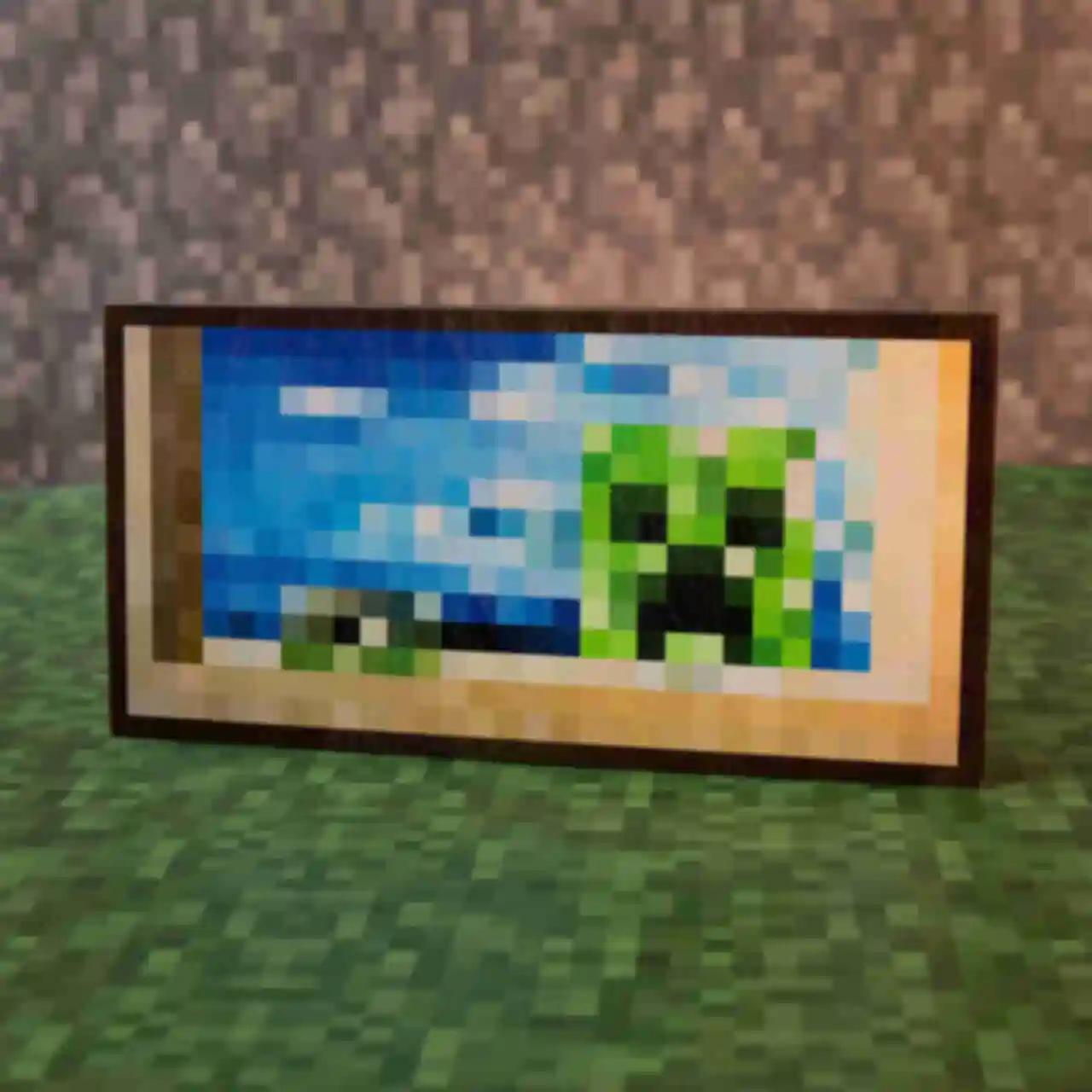 Картина ⦁ Creebet ⦁ Постер в стиле игры Minecraft ⦁ Подарок по Майнкрафт геймеру. Фото №9