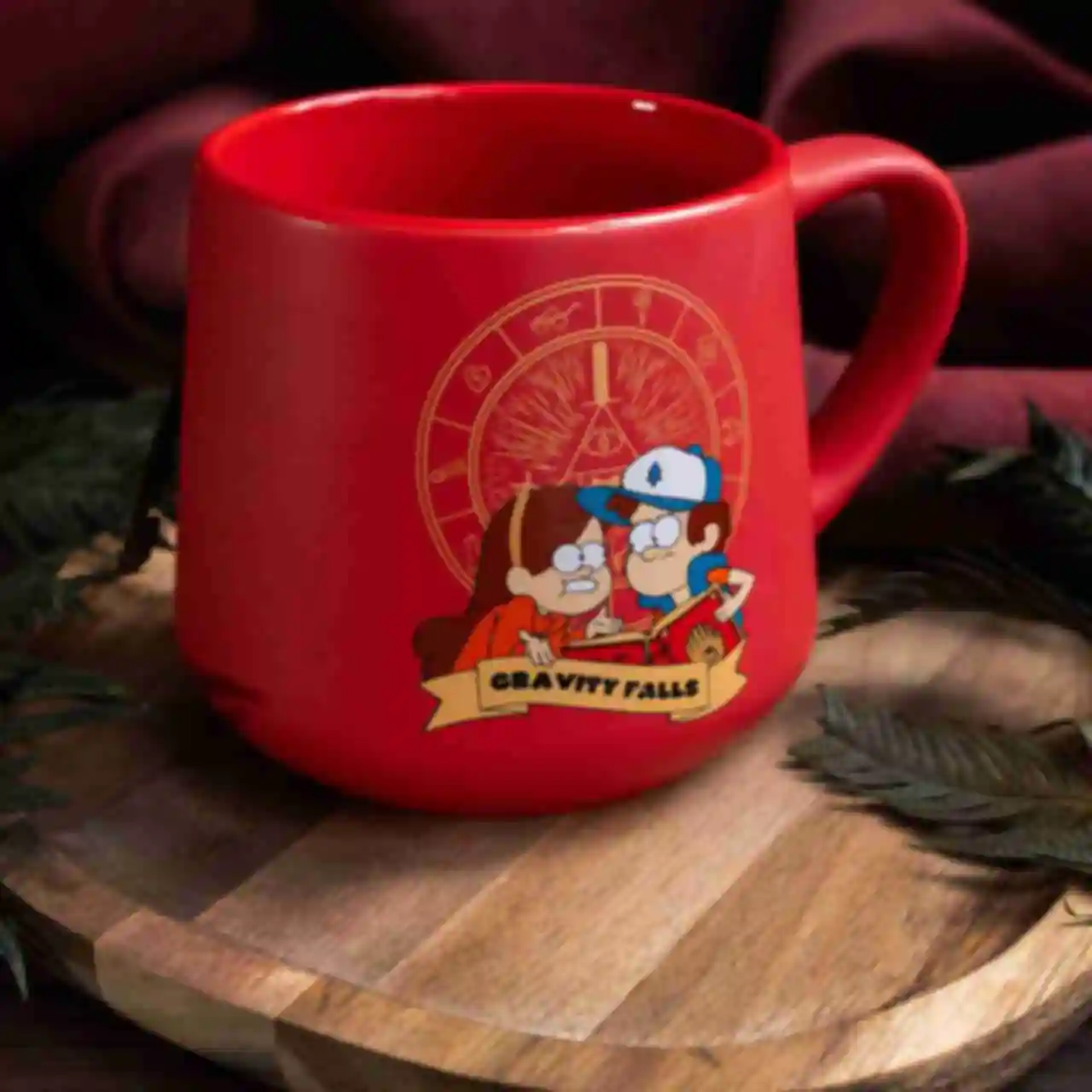 Чашка з Мейбл і Діппером • Горнятко деколь по мультсеріалу Gravity Falls • Подарунок фанату Гравіті ФоллзФото №1