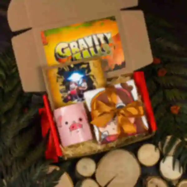 Бокс Гравіті Фолз • medium • Подарунковий набір для фанатів серіалу Gravity Falls