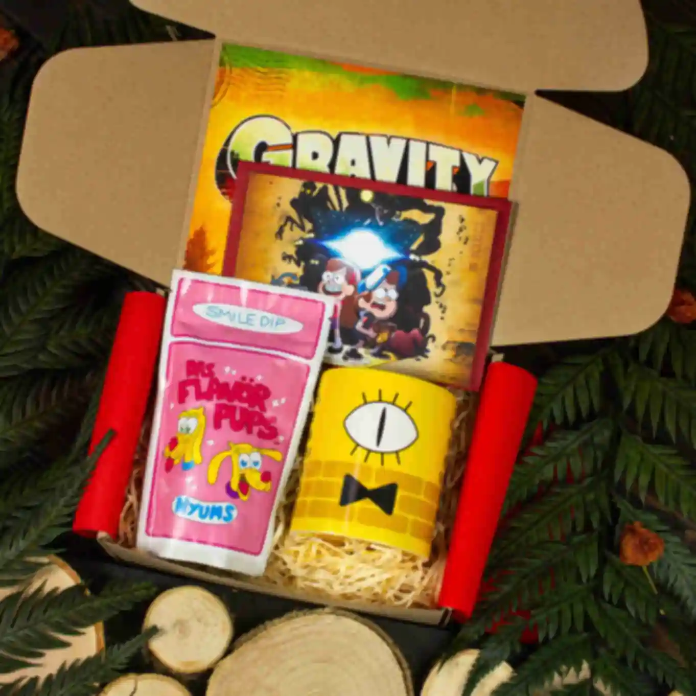 Бокс Гравіті Фолз • mini • Подарунковий набір для фанатів серіалу Gravity Falls
