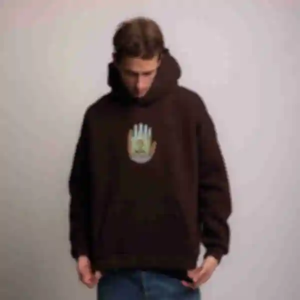 Худі OVERSIZE №17 • Gravity Falls Oregon • Gravity Falls, коричневий