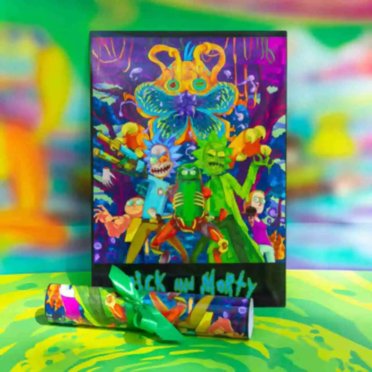 Постер • Плакат с героями • Сувениры Рик и Морти • Подарки Rick and Morty. Фото №1