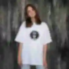 Футболка OVERSIZE №9 • Nobody exists • Рік і Морті, біла