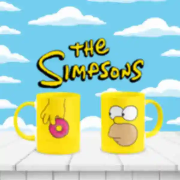 Чашка с Гомером • Кружка Симпсоны • Подарок фанату мультсериала • The Simpsons 