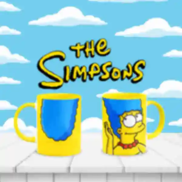 Чашка с Мардж • Кружка Симпсоны • Подарок фанату мультсериала • The Simpsons