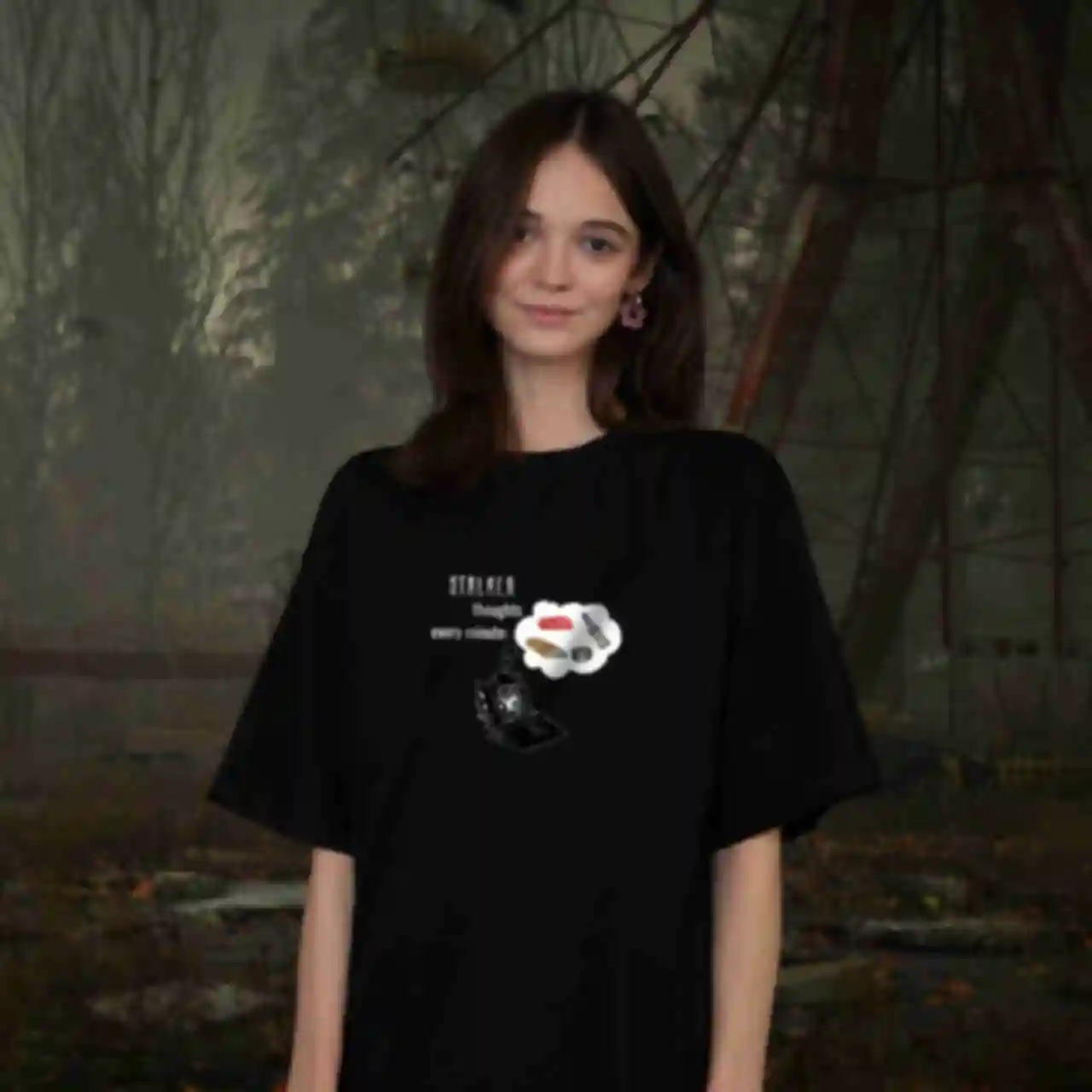 Футболка OVERSIZE №24 • Думки • Одяг S.T.A.L.K.E.R • Мерч Сталкер