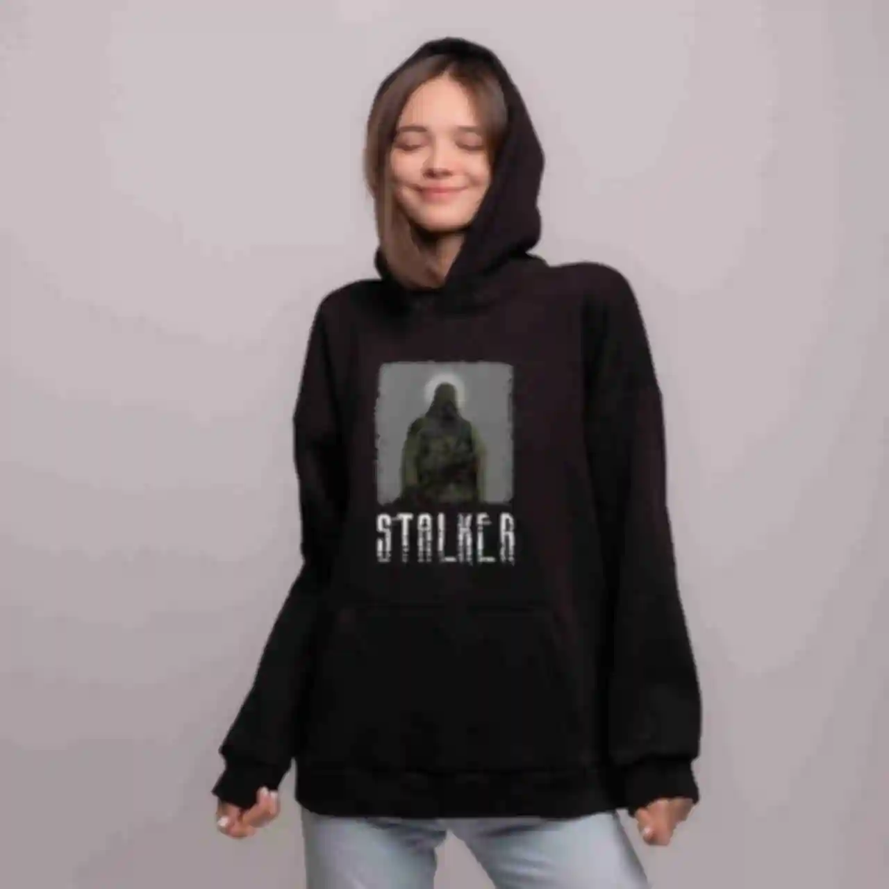 Худі OVERSIZE №1 • Арт Свобода • Одяг S.T.A.L.K.E.R • Мерч Сталкер • Подарунок геймеруФото №1