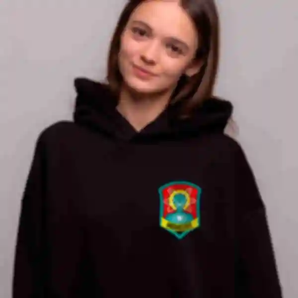 Худи OVERSIZE №9 • Нашивка «Моноліт» на груди • Одежда S.T.A.L.K.E.R • Мерч Сталкер • Подарок геймеру