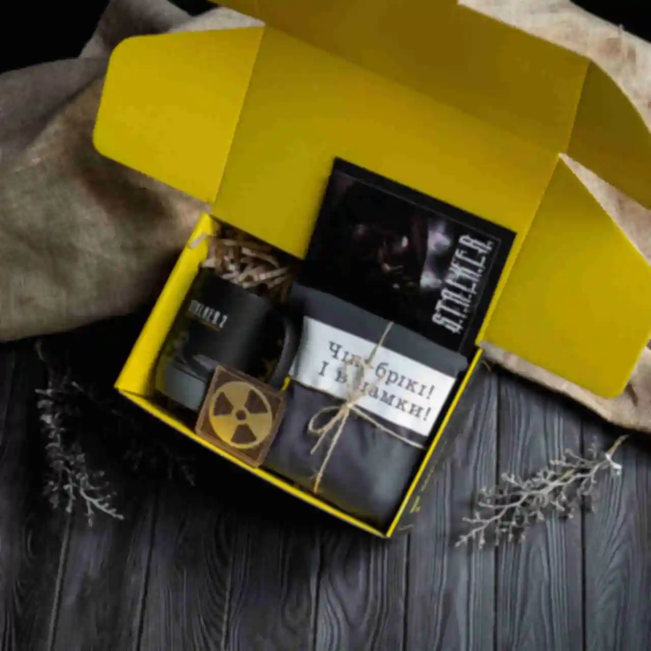 Подарунковий бокс • medium • S.T.A.L.K.E.R • Набір Сталкер • Подарунок геймеру
