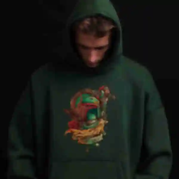 Худі OVERSIZE №21 • Bounty Hunter • Мерч Зоряні Війни • Одяг Star Wars АРХІВ