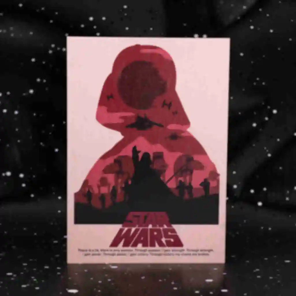 Дерев'яний постер з Дартом Вейдером ⦁ Плакат STAR WARS ⦁ Зоряні Війни ⦁ Подарунок фанату Star WarsФото №54