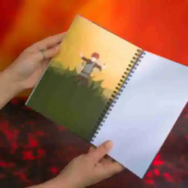 Блокнот • С Акацуки и персонажами Наруто • Скетчбук Naruto • Подарки в стиле аниме